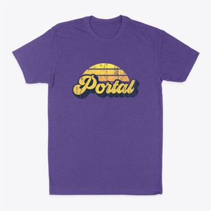 Portal North Dakota Sublime Sunset Classic Dad T-Shirt