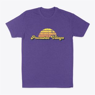 Pewaukee Village Wisconsin Sublime Sunset Classic Dad T-Shirt