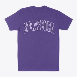Strasburg Virginia Trendy Block Classic Dad T-Shirt