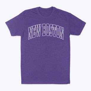 New Boston New Hampshire Trendy Block Classic Dad T-Shirt