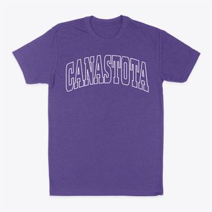 Canastota New York Trendy Block Classic Dad T-Shirt