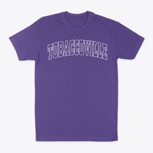 Tobaccoville North Carolina Trendy Block Classic Dad T-Shirt