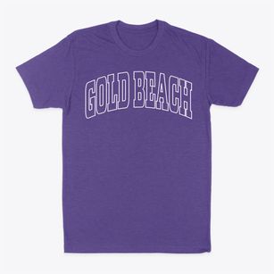Gold Beach Oregon Trendy Block Classic Dad T-Shirt