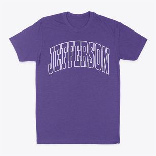 Jefferson North Carolina Trendy Block Classic Dad T-Shirt