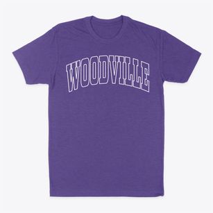 Woodville Alabama Trendy Block Classic Dad T-Shirt