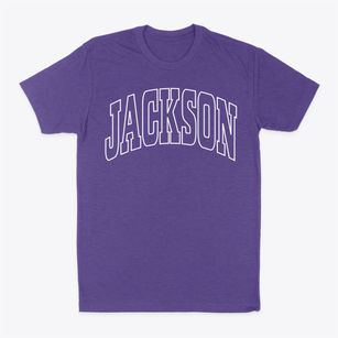 Jackson North Carolina Trendy Block Classic Dad T-Shirt