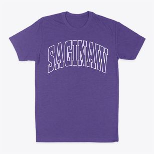Saginaw Missouri Trendy Block Classic Dad T-Shirt