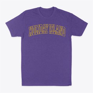 Holiday Island Arkansas Trendy Block Classic Dad T-Shirt
