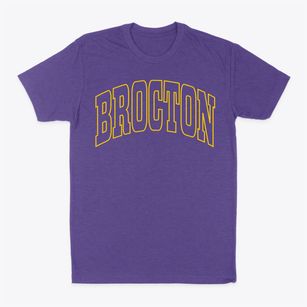 Brocton New York Trendy Block Classic Dad T-Shirt