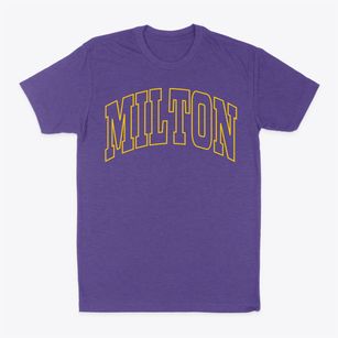 Milton Massachusetts Trendy Block Classic Dad T-Shirt