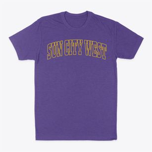 Sun City West Arizona Trendy Block Classic Dad T-Shirt