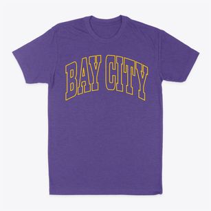 Bay City Wisconsin Trendy Block Classic Dad T-Shirt