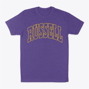 Russell Arkansas Trendy Block Classic Dad T-Shirt