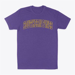 Southern Pines North Carolina Trendy Block Classic Dad T-Shirt