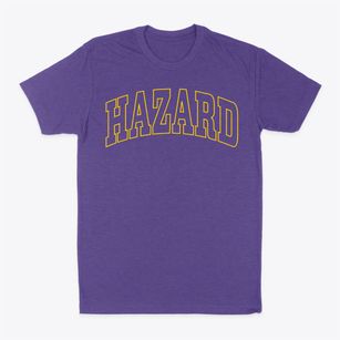Hazard Nebraska Trendy Block Classic Dad T-Shirt