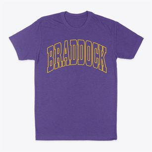Braddock North Dakota Trendy Block Classic Dad T-Shirt