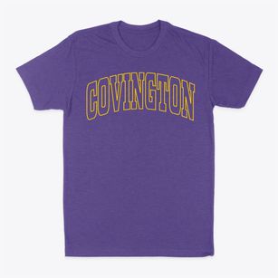 Covington Tennessee Trendy Block Classic Dad T-Shirt