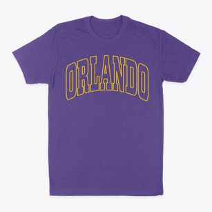 Orlando Florida Trendy Block Classic Dad T-Shirt