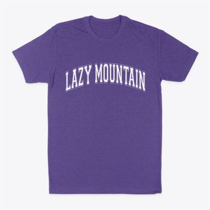 Lazy Mountain Alaska Varsity Classic Dad T-Shirt