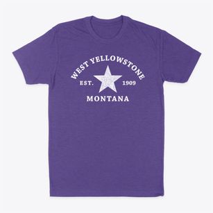West Yellowstone Montana Star Classic Dad T-Shirt