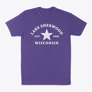 Lake Sherwood Wisconsin Star Classic Dad T-Shirt