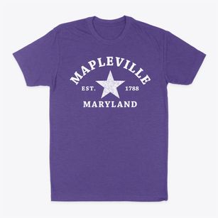 Mapleville Maryland Star Classic Dad T-Shirt