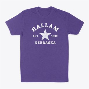 Hallam Nebraska Star Classic Dad T-Shirt