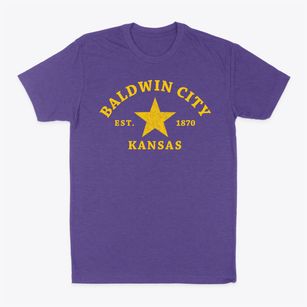 Baldwin City Kansas Star Classic Dad T-Shirt