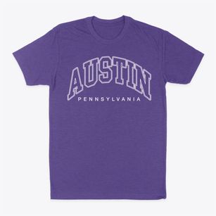 Austin Pennsylvania Inline Classic Dad T-Shirt