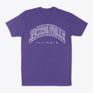 Jacksonville Illinois Inline Classic Dad T-Shirt