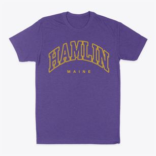 Hamlin Maine Inline Classic Dad T-Shirt