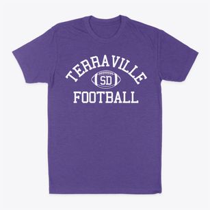Terraville South Dakota Football Classic Dad T-Shirt