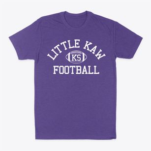Little Kaw Kansas Football Classic Dad T-Shirt
