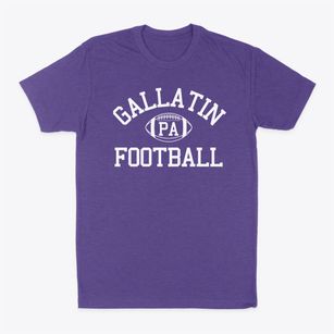 Gallatin Pennsylvania Football Classic Dad T-Shirt