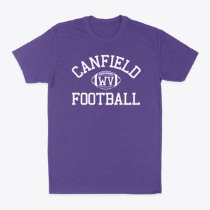 Canfield West Virginia Football Classic Dad T-Shirt
