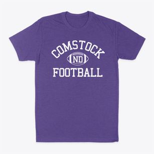 Comstock North Dakota Football Classic Dad T-Shirt