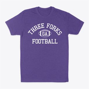 Three Forks Georgia Football Classic Dad T-Shirt
