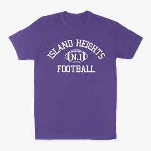 Island Heights New Jersey Football Classic Dad T-Shirt