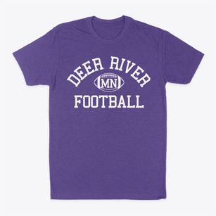 Deer River Minnesota Football Classic Dad T-Shirt