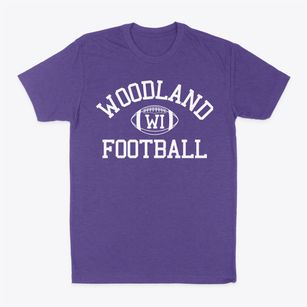 Woodland Wisconsin Football Classic Dad T-Shirt