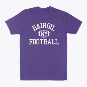 Bairoil Wyoming Football Classic Dad T-Shirt
