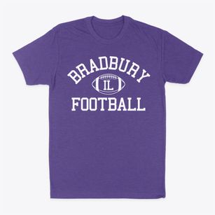 Bradbury Illinois Football Classic Dad T-Shirt