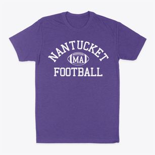 Nantucket Massachusetts Football Classic Dad T-Shirt