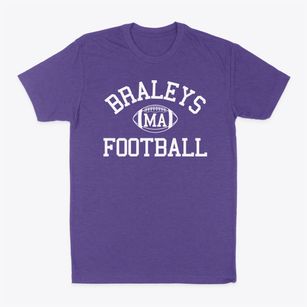 Braleys Massachusetts Football Classic Dad T-Shirt