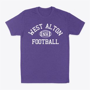 West Alton New Hampshire Football Classic Dad T-Shirt