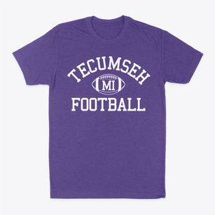Tecumseh Michigan Football Classic Dad T-Shirt
