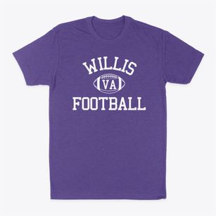 Willis Virginia Football Classic Dad T-Shirt