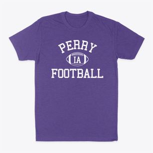 Perry Iowa Football Classic Dad T-Shirt