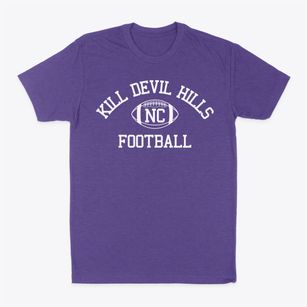 Kill Devil Hills North Carolina Football Classic Dad T-Shirt