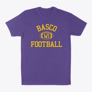 Basco Wisconsin Football Classic Dad T-Shirt